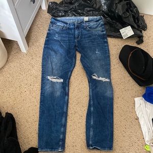 H&M Boyfriend low waist tapered leg jean